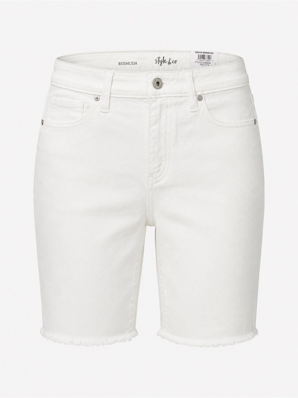 Style & Co NWT white Bermuda shorts, size 10